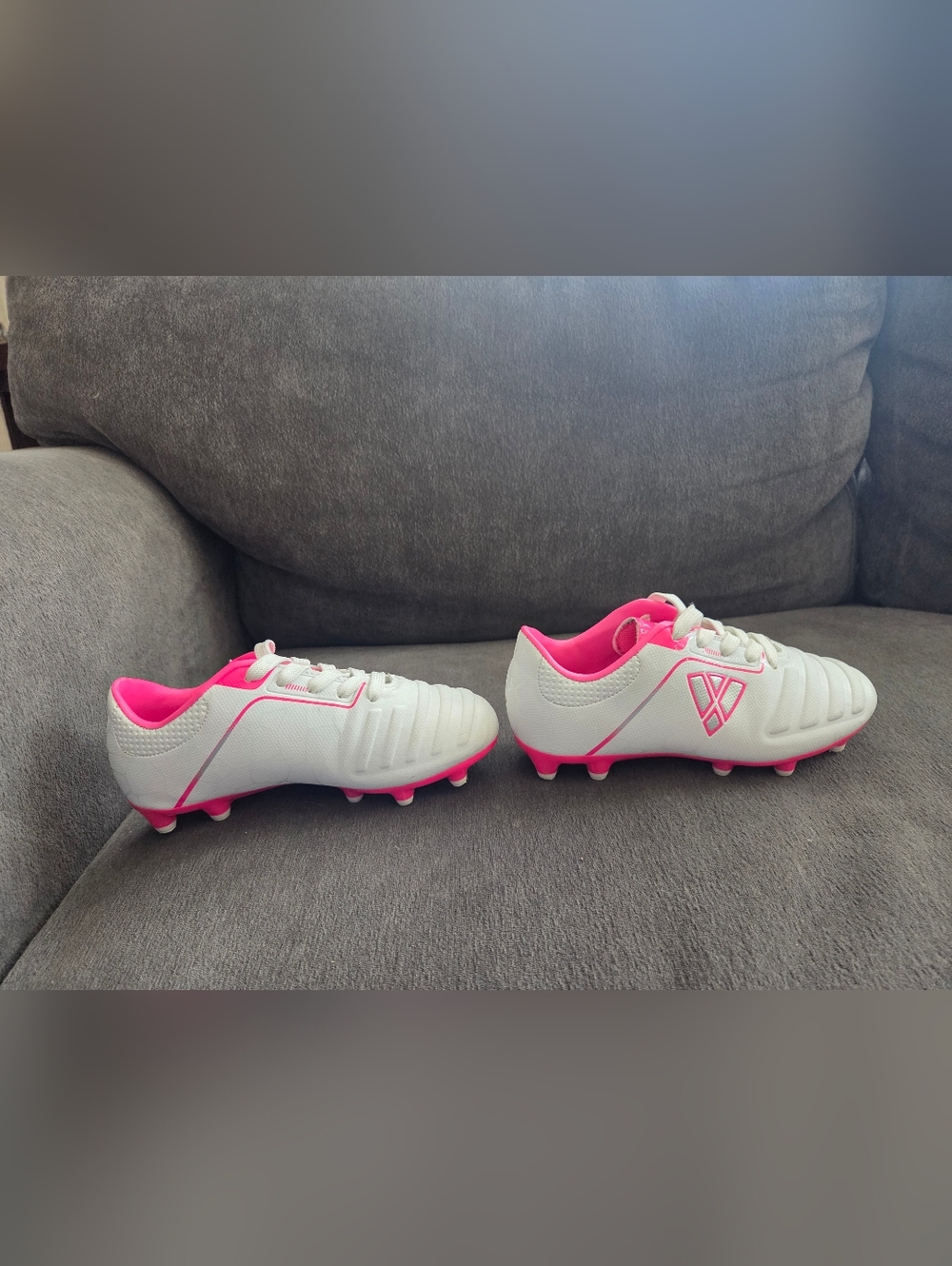 Vizari Girls Soccer Shoes Size 11 C Pink And White - Picture 6 of 8